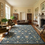 GarveeHome Area Rugs 8x10 for Living Room, Floral Large Washable Rug Soft Non by GarveeHome