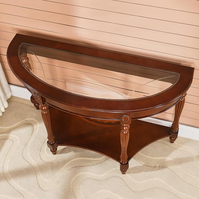 LEEMTORIG Demi Lune Console Table - Image 4