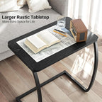 SRIWATANA Side Table, End Table, Vintage C-Shaped Couch Table - Image 6