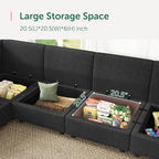 HONBAY Modular Sectional Sofa Couch - Image 5