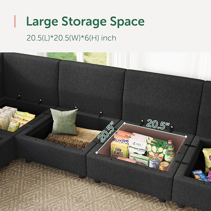 HONBAY Modular Sectional Sofa - Image 6