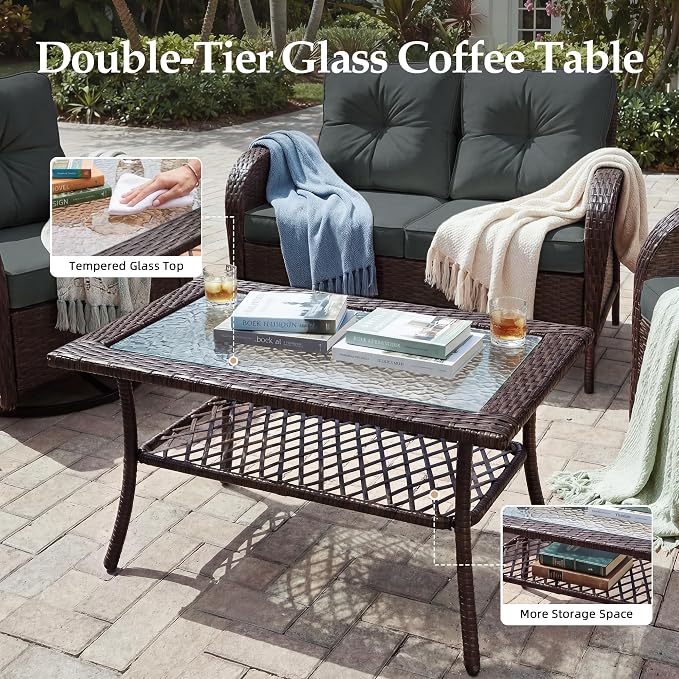 UPHA 7 Pieces Patio Furniture Set - Image 8