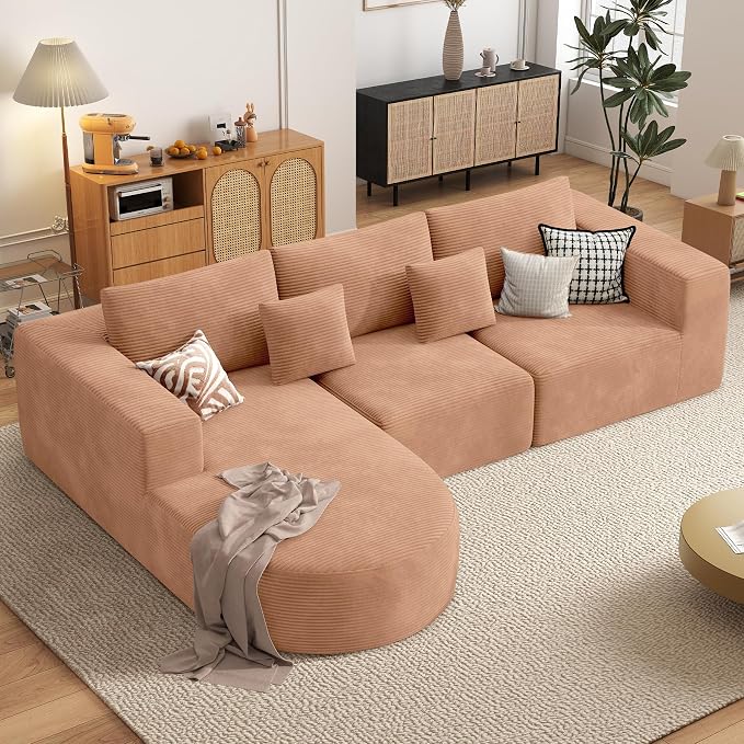 Boneless Couches for Living Room, Cloud Sectional Couch by Nebuaegis