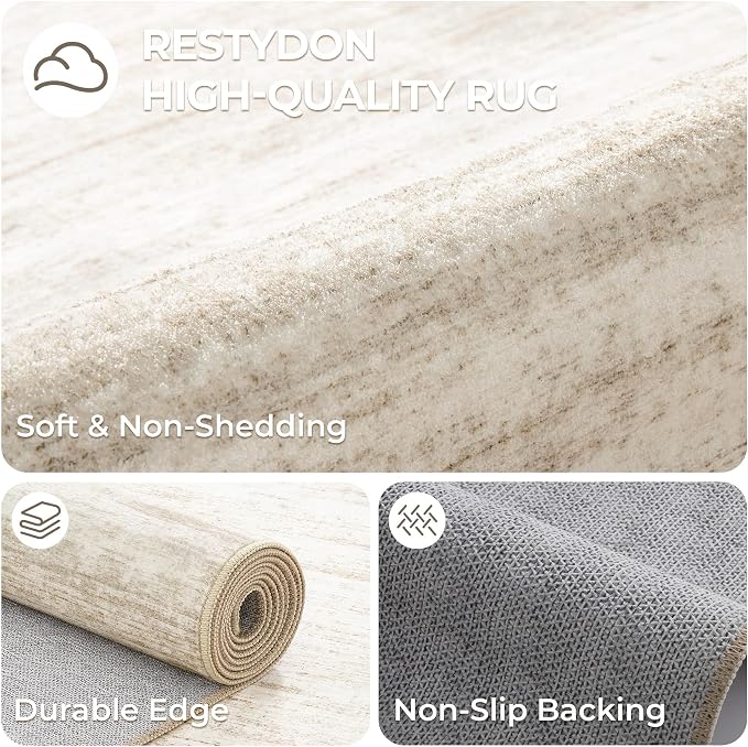 2x3 Rug Non Slip, Small Washable Entryway Rug, Runner - Image 7
