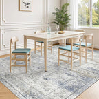 6x9 Area Rugs for Living Room, Large Washable Rug, Dining Room, Low Pile - Image 3