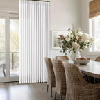 Pinch Pleated White Memory Shaped Semi Sheer Linen Curtains 102 Inches Long | - Image 8