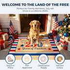 2 Pcs Patriotic Door Mat, America 250th Anniversary Layered Welcome Mat - Image 5