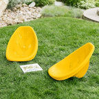 ECR4Kids Plastic Leaf Scoop Floor Rocker Seat, Classroom Furniture - Image 10