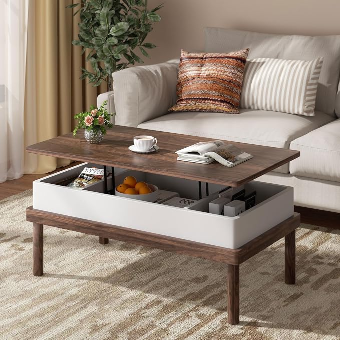 Shintenchi Coffee Table, Lift Top Coffee Table - Image 2