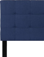 Flash Furniture Bedford Tufted Upholstered Twin Size Headboard in Navy Fabric - Image 5