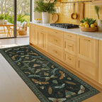 Washable Insect 2x6 Runner Rug for Hallway- Stain Resistant Kitchen Runners - Image 3