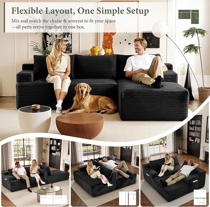 Sectional Couches for Living Room Cloud Couch Sofa - Image 7