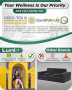 Lunix LX15 14pcs Modular Kids Play Couch, Child Sectional Sofa, Fortplay - Image 8