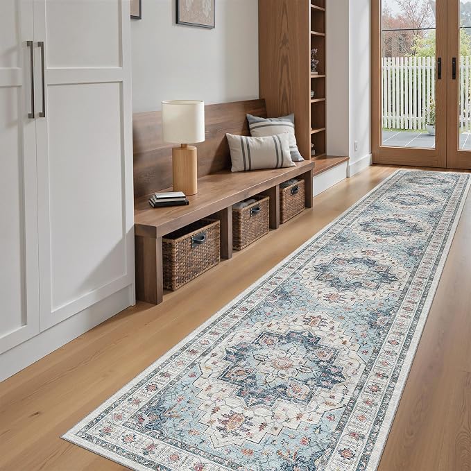 Madane Washable Runner Rugs 2x10 Long - Image 3