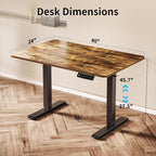 BIZUM 40x24 Inch Electric Standing Desk - Image 3