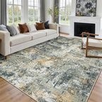 8x10 Area Rugs for Living Room Washable Bedroom Dining Room Multi Color | - Image 3