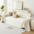 Couch Cover for Dogs, Boho Sofa Covers for 3 Cushion Couch, Chenille Sofa by KaviKon