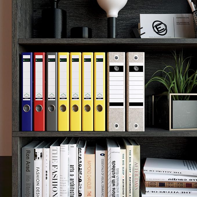 IRONCK Bookshelves and Bookcases Set of 2 Floor Standing 6 Tiers Display - Image 6
