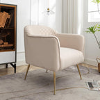 Container Furniture Direct Contemporary Velvet Accent Chairs - Image 5