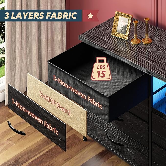 Romorgniz 63" W Dresser for Bedroom - Image 7