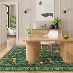 DUKINO 4x6 Area Rug, Non Slip Animal Washable Rug - Image 5