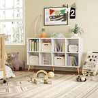 8-Cube Bookshelf 2 Tier Modern Bookcase - Image 5
