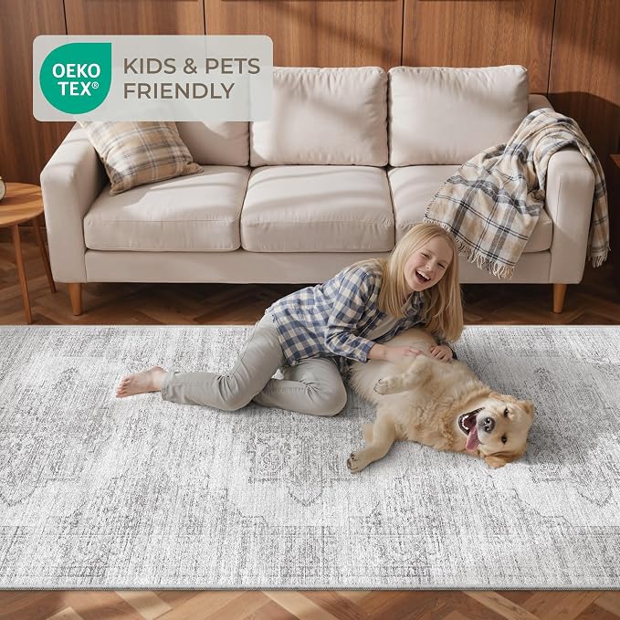 2x10 Runner Rug Non Slip, Washable Hallway Runner Rug, Laundry Room, Soft - Image 9