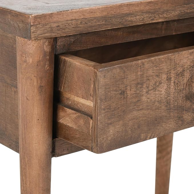 Kosas Home Ciaria Transitional Mango Wood End Table in Medium Brown - Image 5