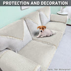 Couch Arm Covers, Couch Covers, Non-Slip Lace Armrest Covers, Headrest/Backrest - Image 4