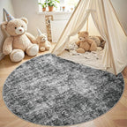 Aelenmu Round Rug 6ft Washable Rug - Image 4