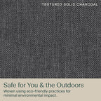 Honeycomb Outdoor Chaise Lounge Cushion - Image 7