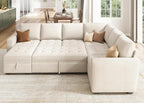 HONBAY Sectional Sleeper Sofa Couch - Image 6
