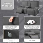 ULTICOR Reclining Love Seat - Image 3