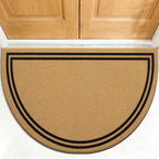 OLANLY Half Circle Front Door Mat, Low Profile Doormat, Stain and Fade Resistant by OLANLY