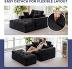 MAXYOYO Sectional Sofa Couch and Chaise Lounge, L Shaped Modern Cloud Couch - Image 6