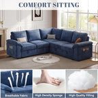 85 Inch Modular Sectional Sofa - Image 5