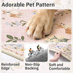 Soalmost Dog 6x9 Pink Area Rugs - Image 7