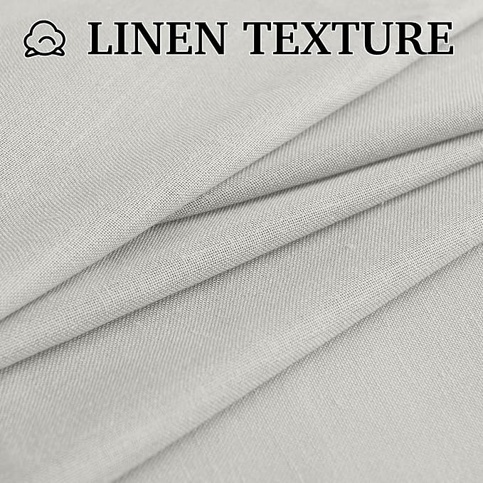 RYB HOME Sheer Curtains 108 inches, Extra Long Floor to Ceiling Curtains | - Image 5