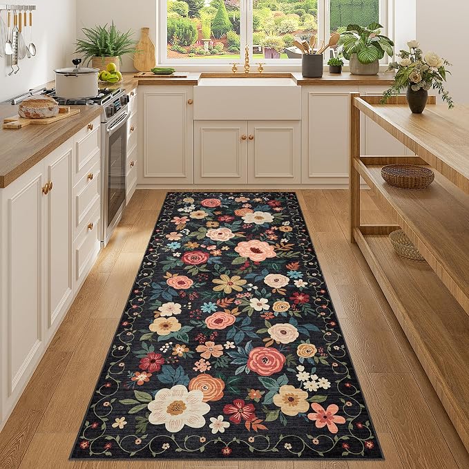 DUKINO 3x7 Kitchen Runner Rug, Washable Rug - Image 4