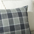 Stellhome Pack of 2 Lumbar Linen Buffalo Check Throw Pillow Covers Farmhouse - Image 4