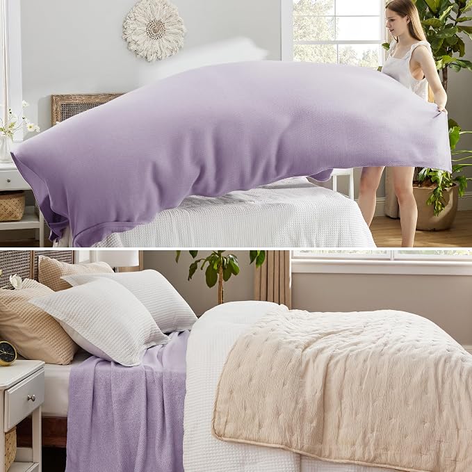 Bedsure GentleSoft 100% Cotton Blanket King Size - Image 4