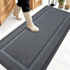 OLANLY Front Door Mat Outside 59x23, All-Season Heavy-Duty Rubber Doormat | by OLANLY