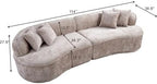 Compressed C-Shaped Sectional Sofa, 2-Box Easy Delivery, No Tools Assembly - Image 2