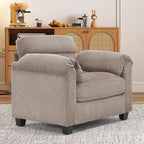 HAOMARKETS Corduroy Sofa Set, Upholstered Armchair - Image 3
