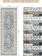 Runner Rug 2x6, Non Slip Washable Rugs - Image 2