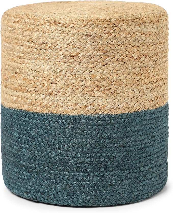 REDEARTH · Cylindrical Pouf Foot Stool Ottoman - Image 4