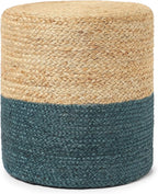 REDEARTH · Cylindrical Pouf Foot Stool Ottoman - Image 3