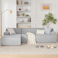 Weture 107" Modular Sectional Cloud Couch, Boneless couches Sponge sectionals by Weture