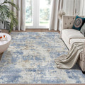 Aelenmu 5x7 Area Rugs for Living Room Bedroom Dining Room Washable Blue | Soft by Aelenmu