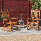 Outsunny Outdoor Rocking Chair Set of 2, Patio Rocking Chair - Image 2